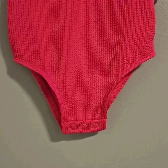 Carter's  solid pink girls bathing suit - Picture 3 of 8